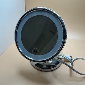 Lighted Counter‎ Top Make Up Mirror, 5’ Cord, Heavy Base